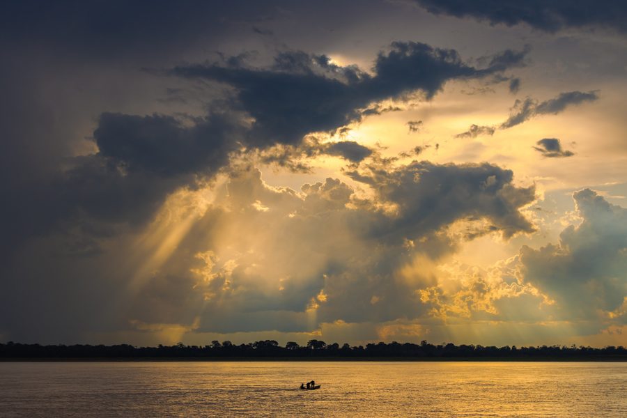 Amazon landscape in Colombia