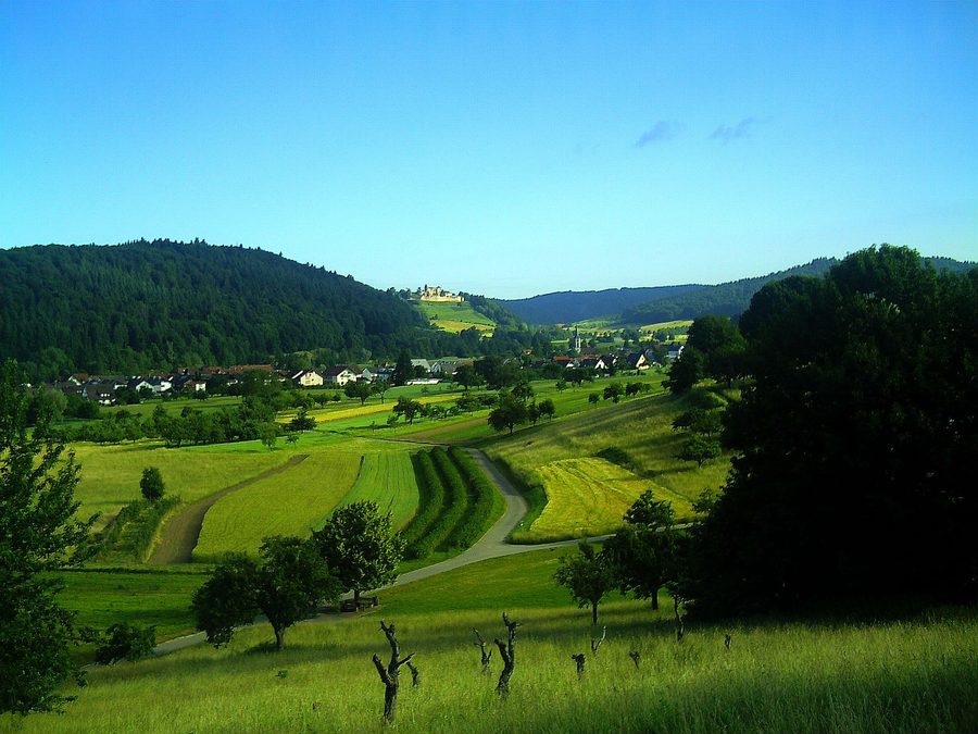View from Sexau to Hochburg and the Rhine plain