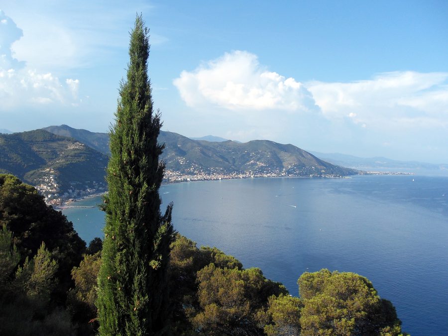 Alassio seen from Capo Mele
