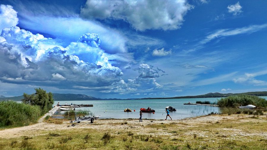 Landscape in Vransko Jezero Nature Park in the Zadar region