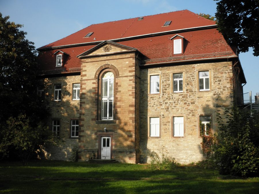 Castle in Nausitz in Thuringia
