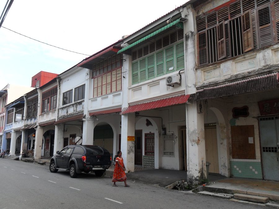 Street scene in George Town on Penang