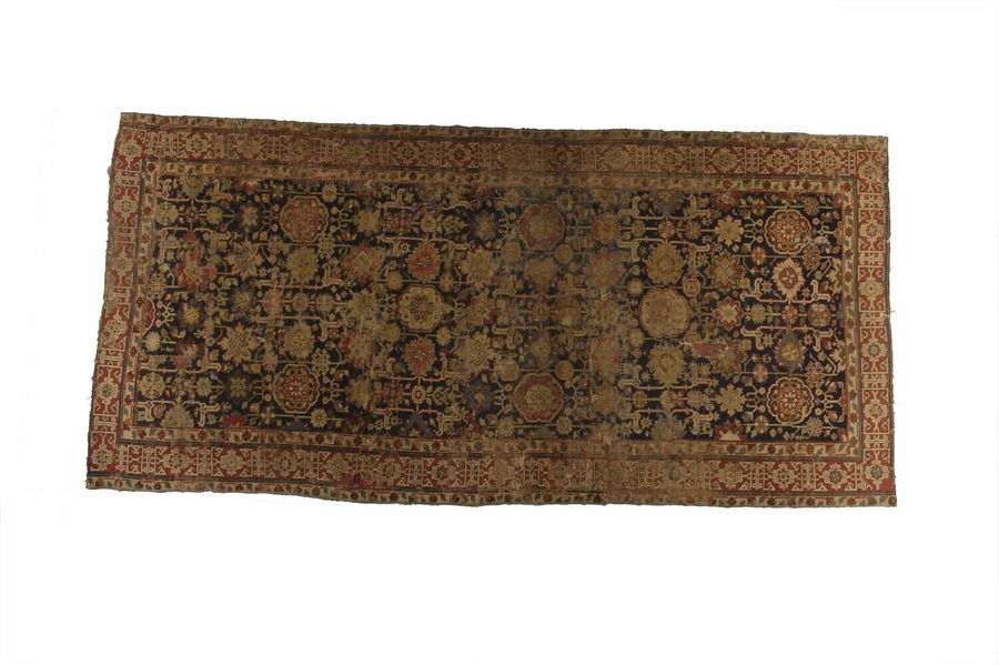 Historic carpet from the Absheron carpet school from the 19th century
