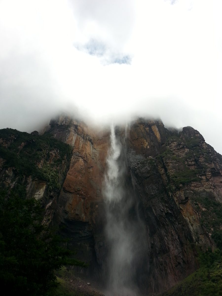 View toward the foot of Angel Falls in BolÃvar