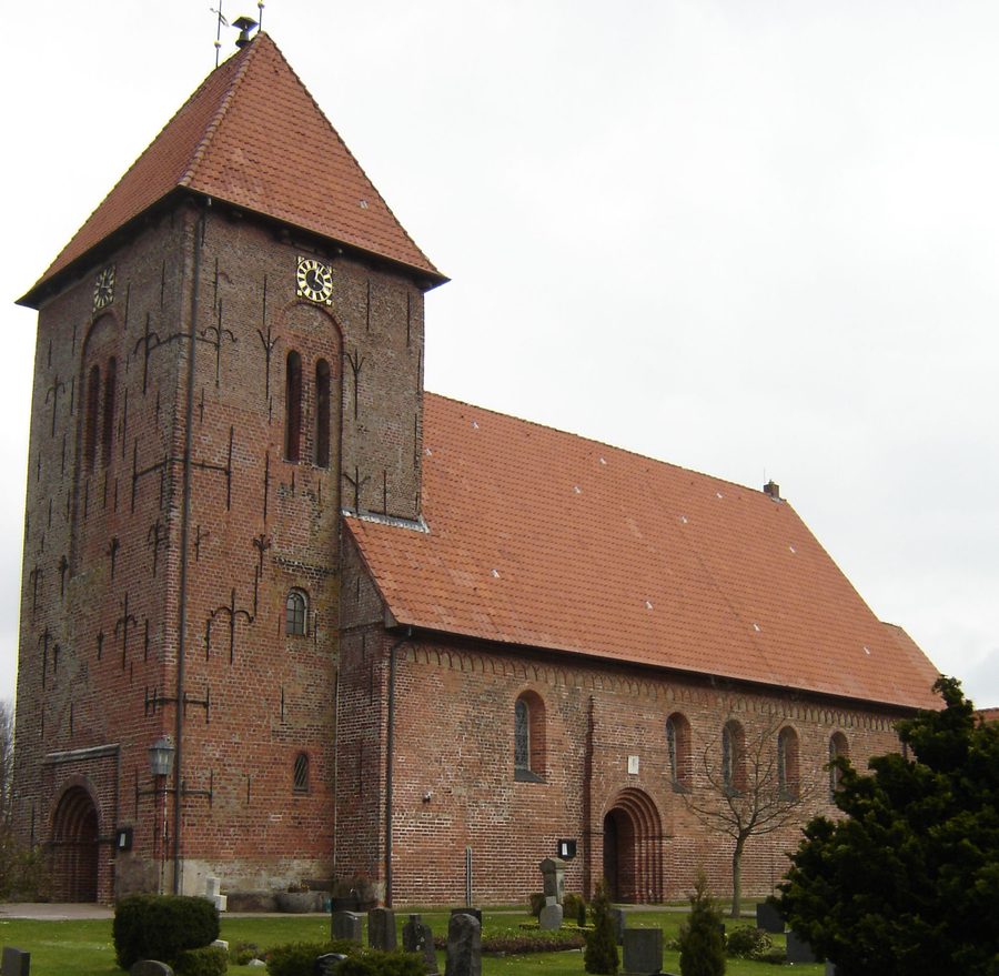 St. Lamberti Church in Mildstedt in Nordfriesland