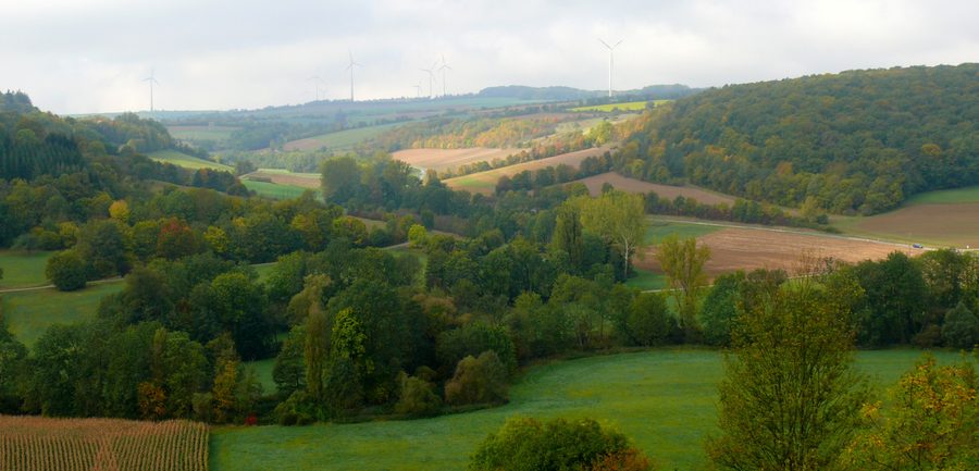 View over the Tauber Valley above Creglingen