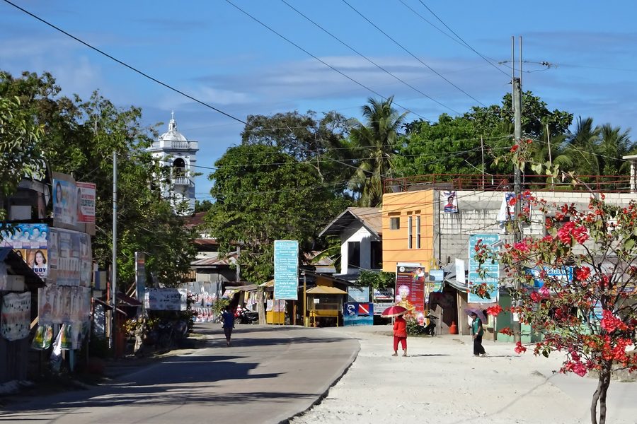 Coastal landscape in Anda on Bohol, Philippines