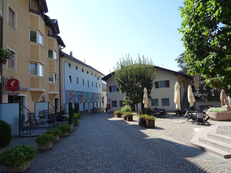 View of a section of Kardaun in South Tyrol