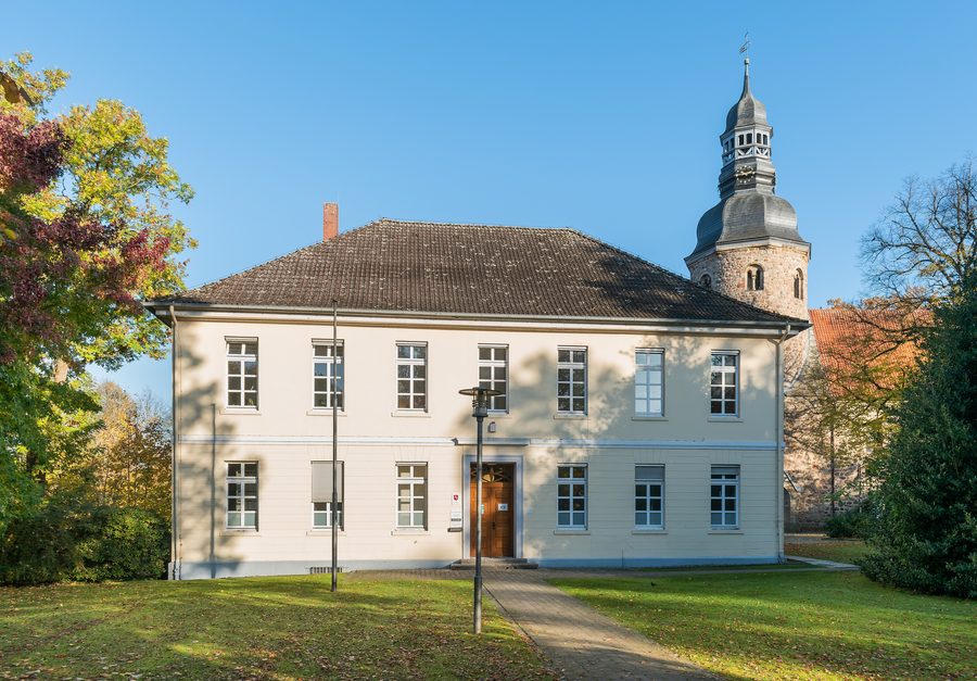 Town hall in Bäckerstraße in Zeven, Lower Saxony
