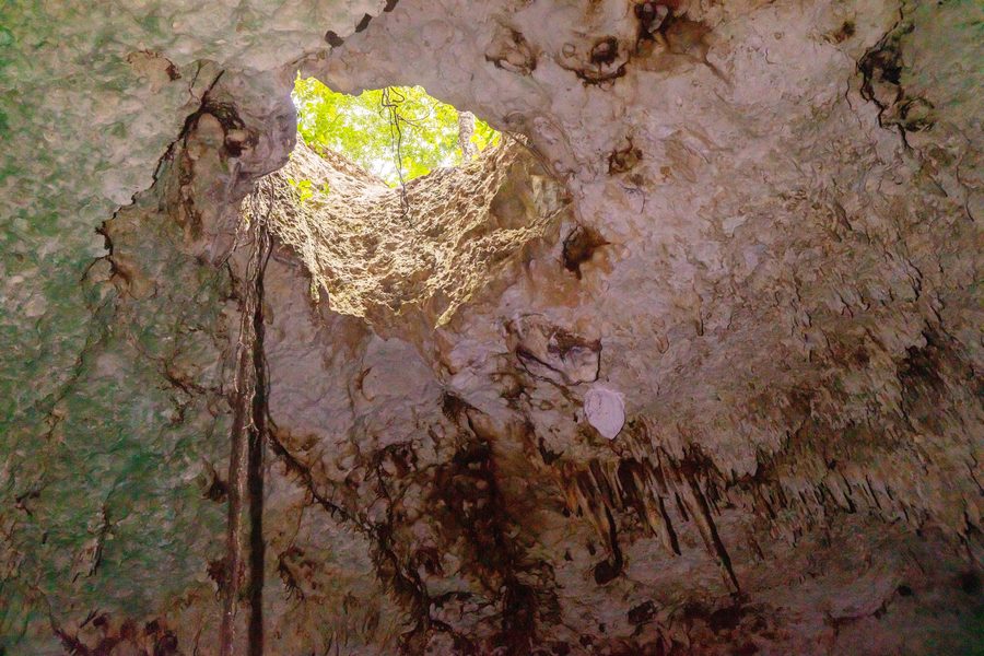 Cenote Dos Ojos on Yucatán in Mexico
