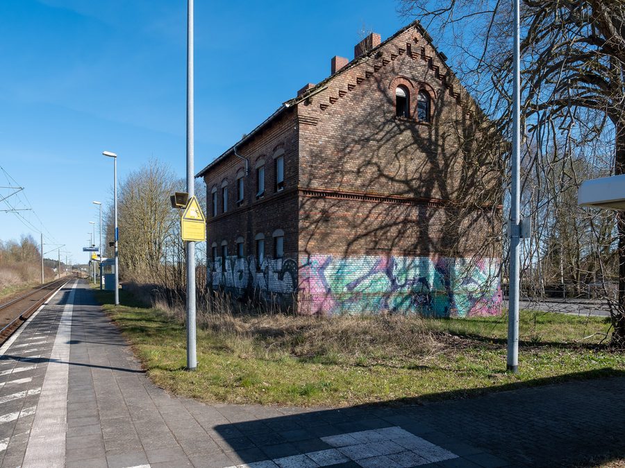 Kummerow railway stop in Niepars
