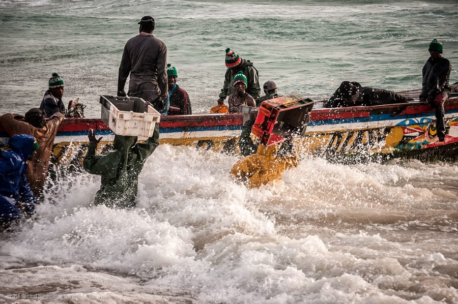 Fishing beach in Nouakchott