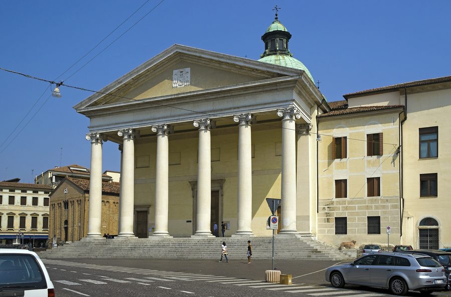 Façade of the Cathedral of Treviso