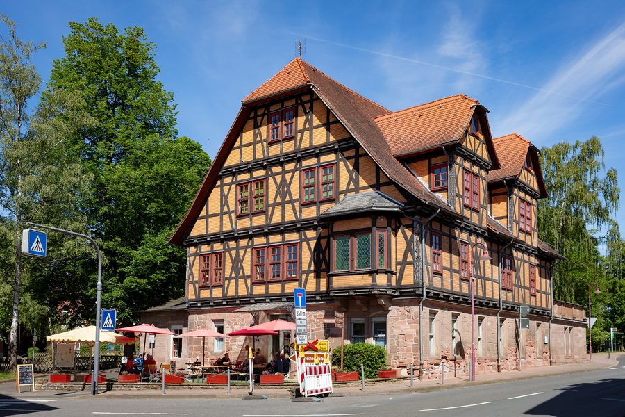 Keudellsches Schloss on Market Street in Wanfried