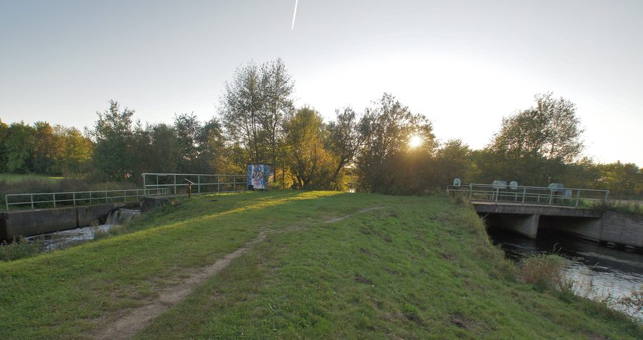 Confluence of the Seeve and the Seeve Canal in Seevetal-Maschen