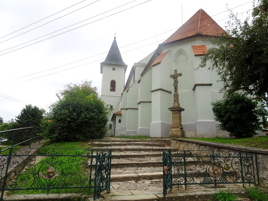 Exterior view of the Church of the Nativity of the Virgin Mary in Vémyslice