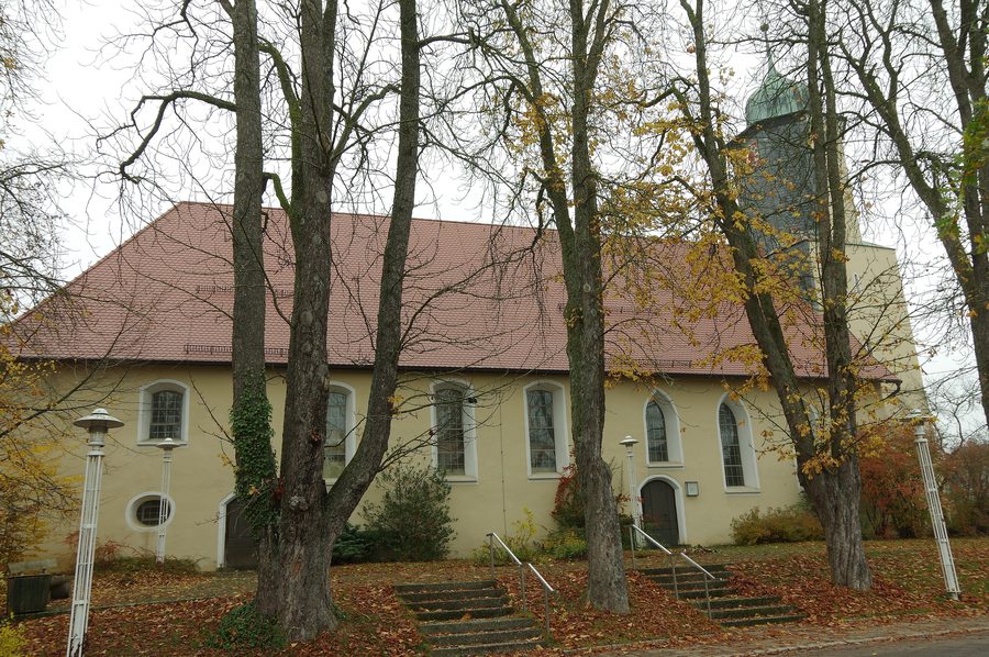 Protestant St. Nicholas Church in Gerstetten in the Heidenheim district