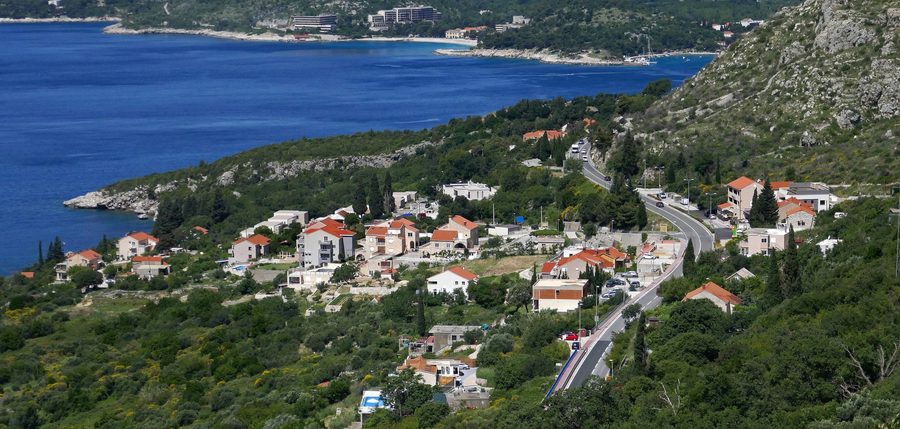 Soline in Croatia with the Jadranska Magistrala