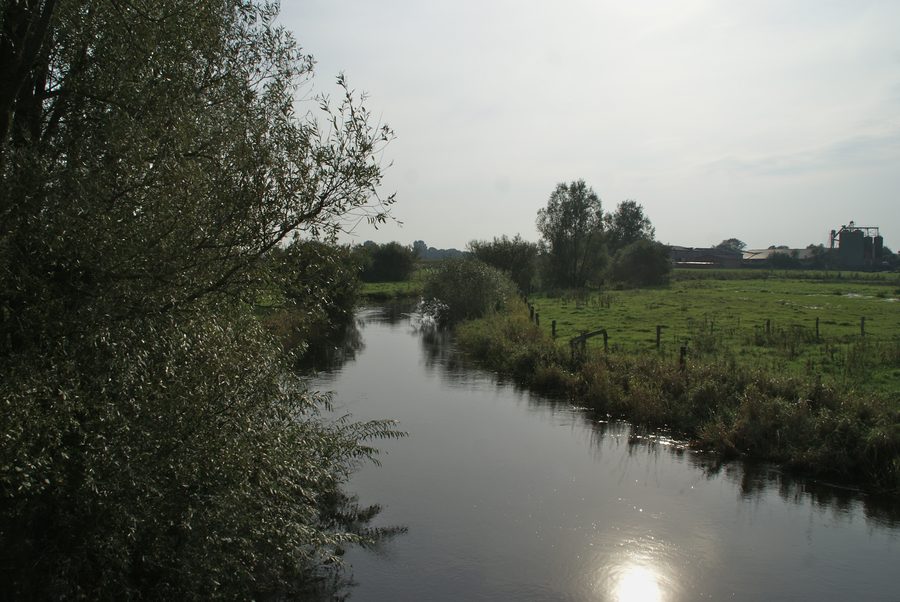 The Treene near Sollbrück-Hünning at the border of the municipalities of Sollerup and Silberstedt