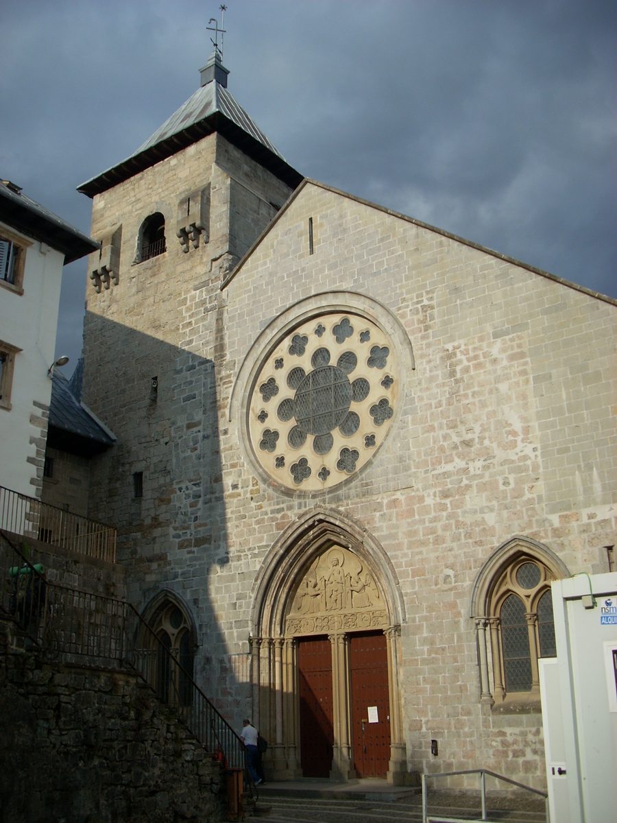 Collegiate church of Santa María de Orreaga-Roncesvalles in Navarre