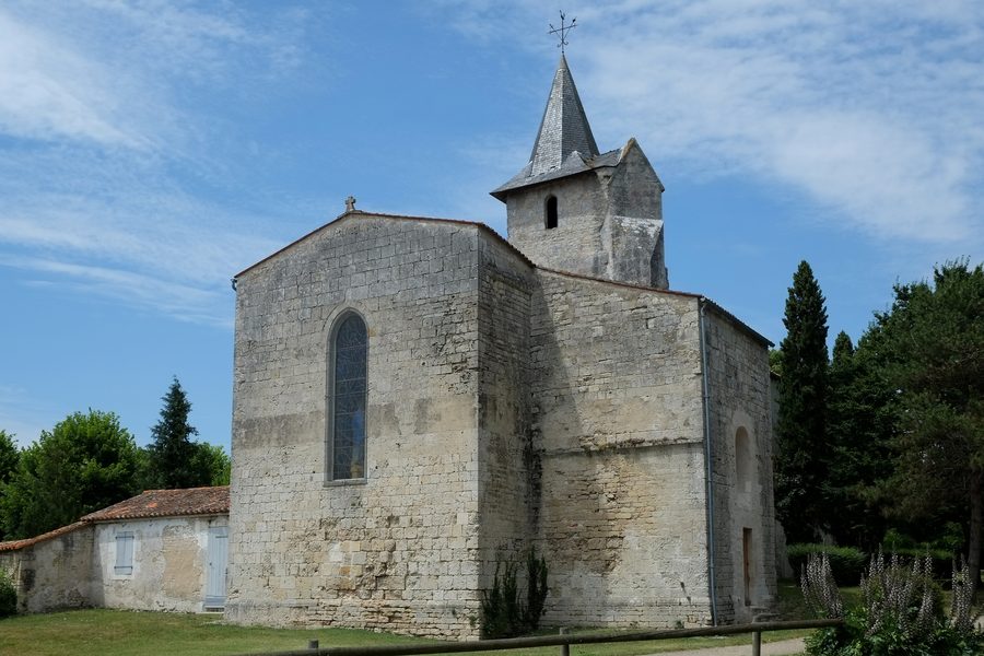 Church of Notre-Dame-de-l'Assomption in Salles-sur-Mer, Charente-Maritime, France