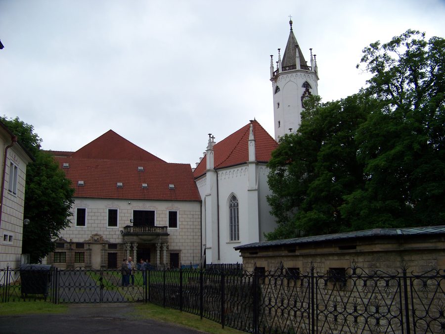 Teplice Castle with the Church of the Elevation of the Holy Cross