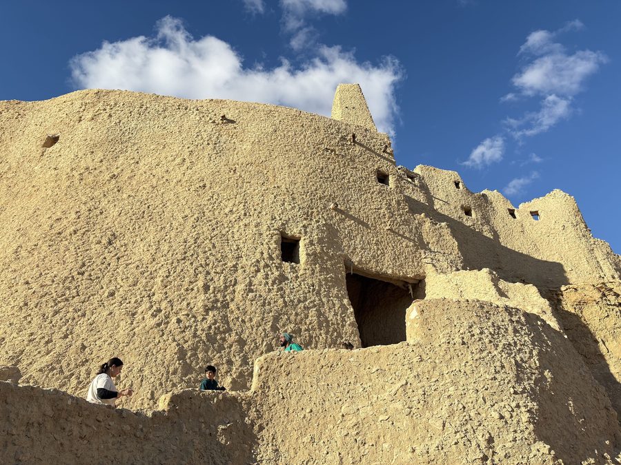 Remains of the oracle temple in the Siwa Oasis