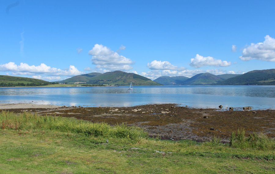 View of Kames Bay on the Isle of Bute
