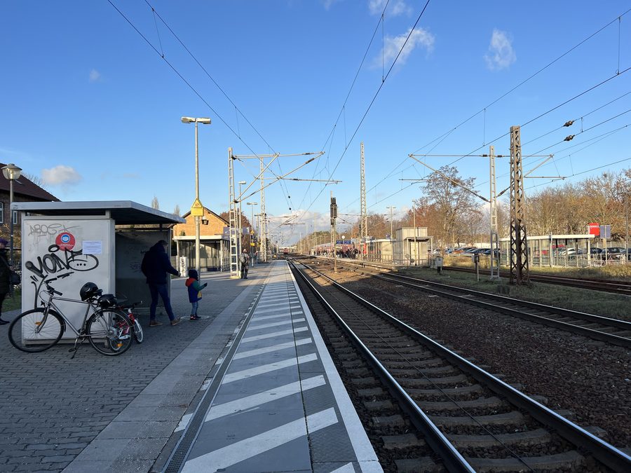 Ludwigsfelde station in Ludwigsfelde, Teltow-Fläming district