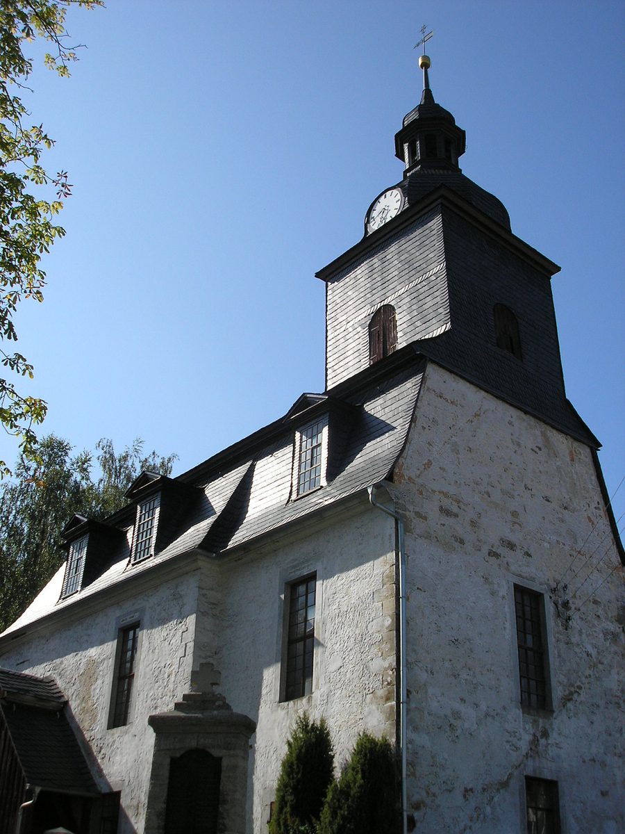 The village church of Heyda near Ilmenau in Thuringia
