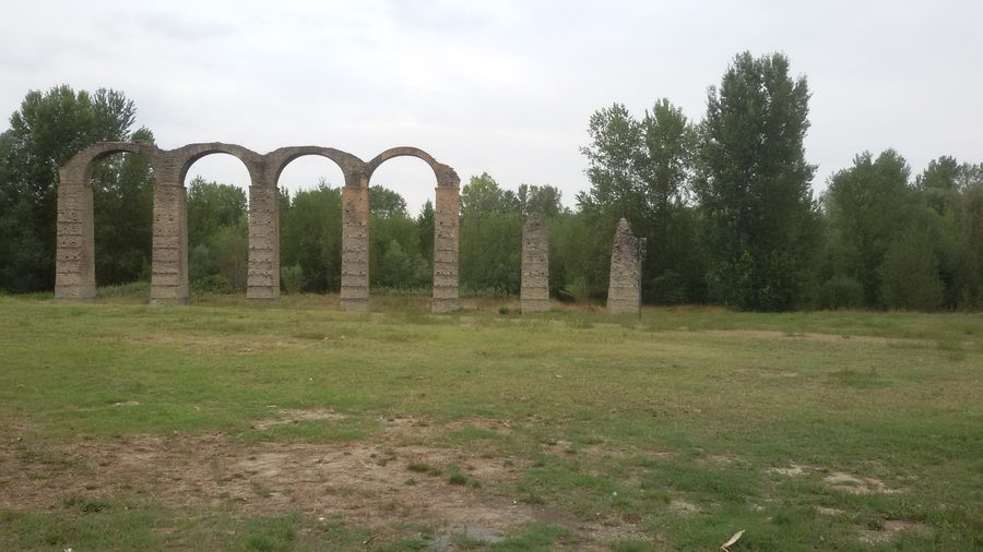 Roman aqueduct in Acqui Terme, Italy