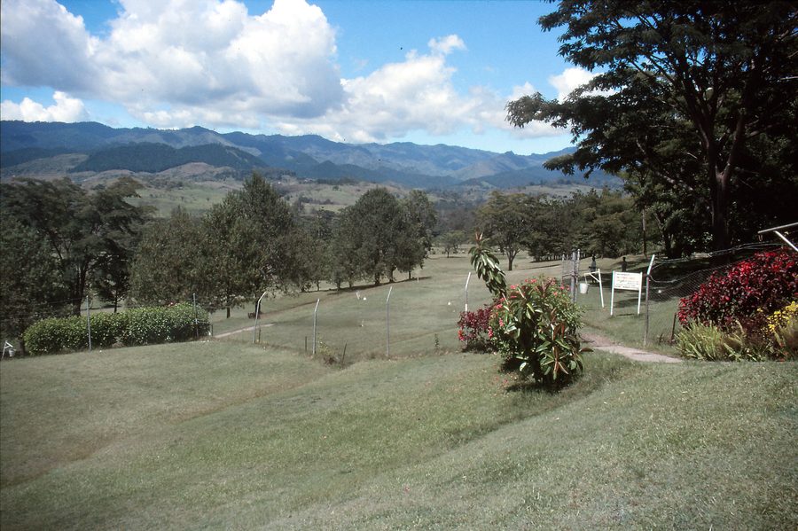 Landscape near Goroka in Papua New Guinea
