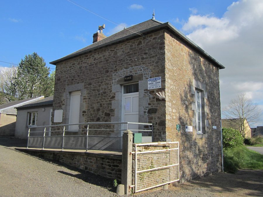 Town hall of Le Luot in Normandy