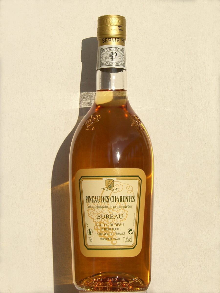 Bottle of Pineau des Charentes from Charente-Maritime