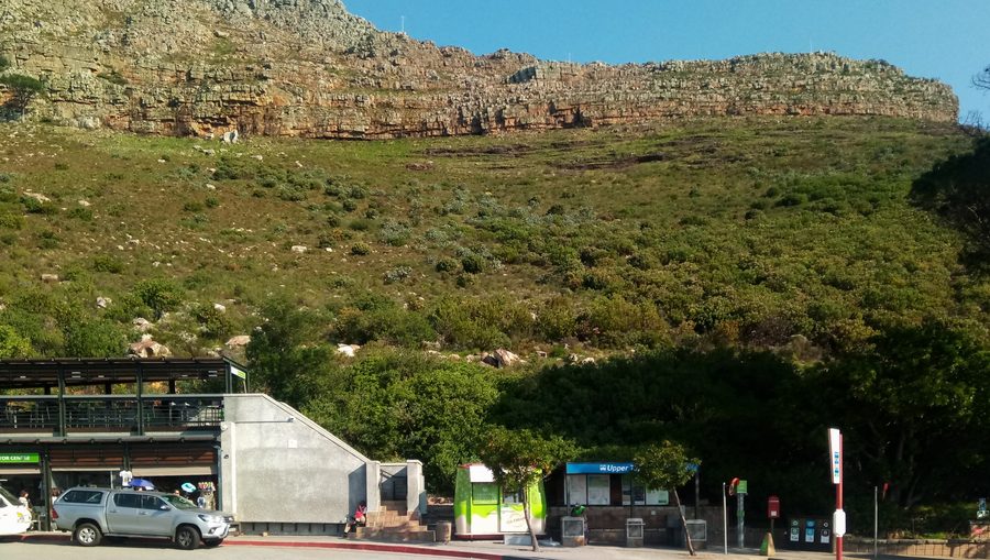View of Table Mountain in Cape Town