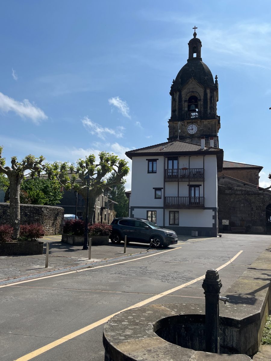 Rural landscape in Arrieta in Bizkaia