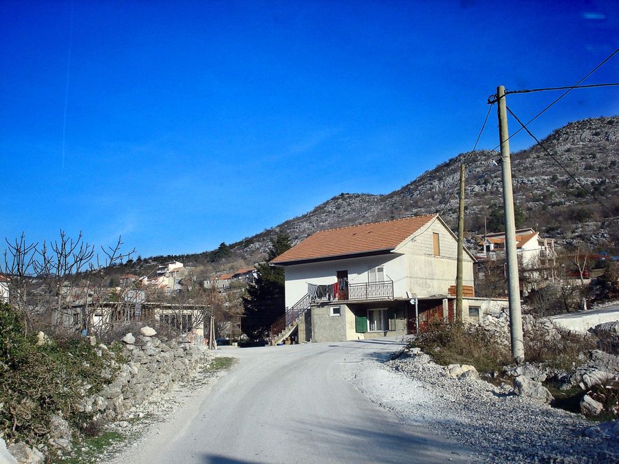 Village of Rastovac near Zagvozd in Croatia