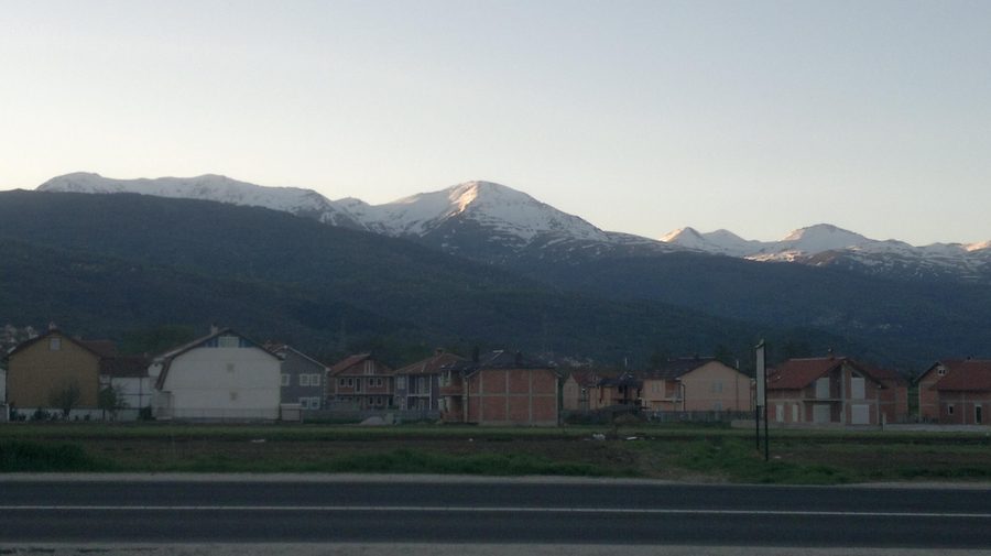 View of the Å ar Planina above Gostivar
