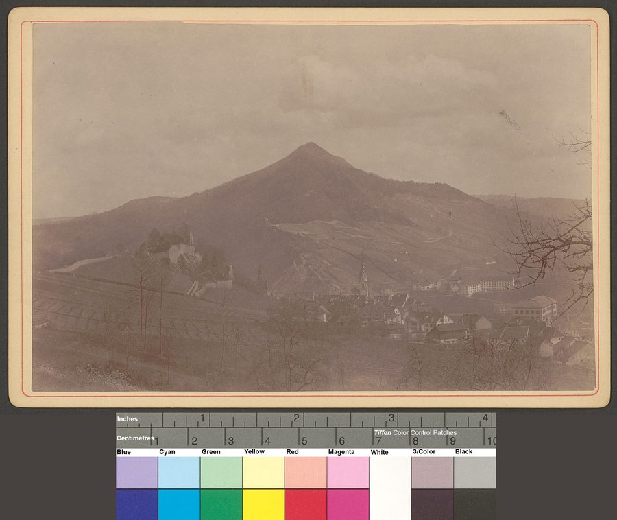View east over Baden, Ennetbaden, and the Lägern