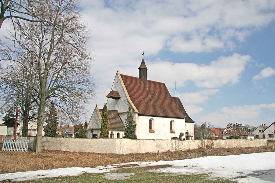 Church of Saint Mary Magdalene in Ledce in the Hradec Králové District