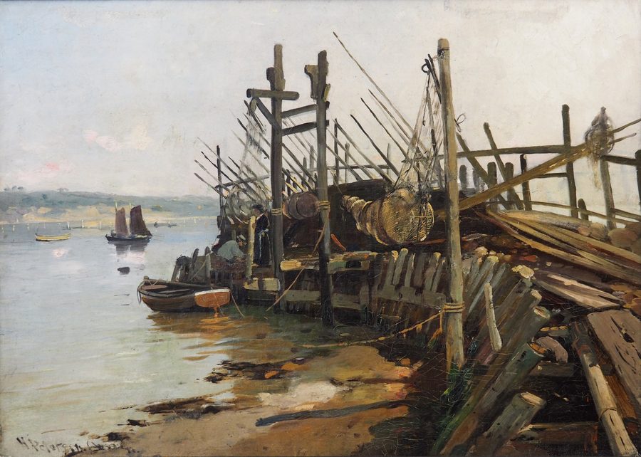 Landing-stage at the Flensburg Fjord