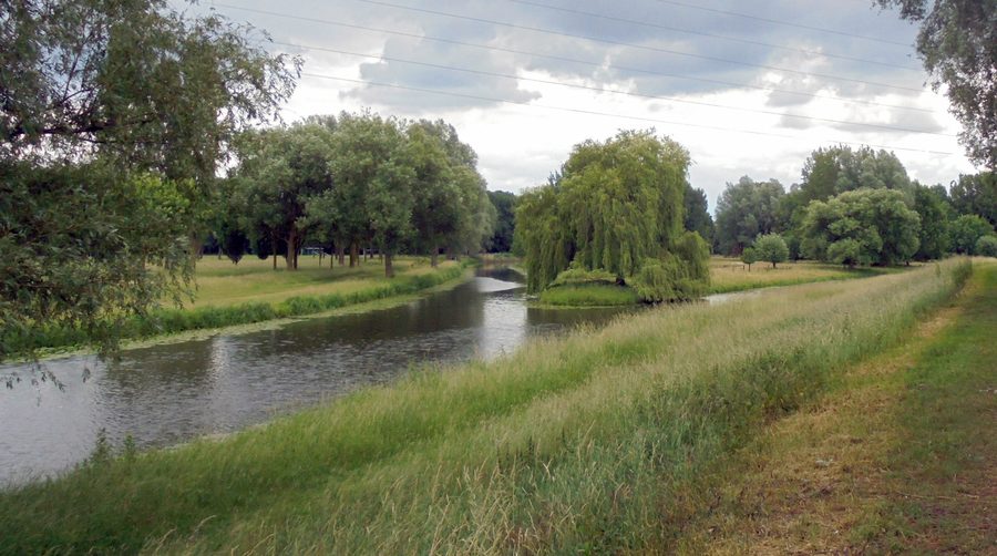 The Vechte near Schüttorf in Grafschaft Bentheim