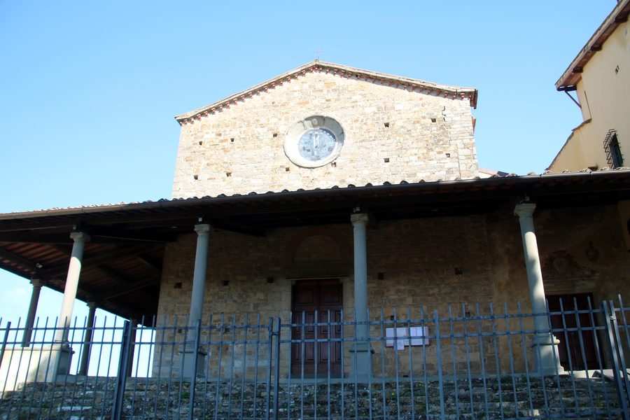 Exterior view of the church of San Martino alla Palma in Scandicci