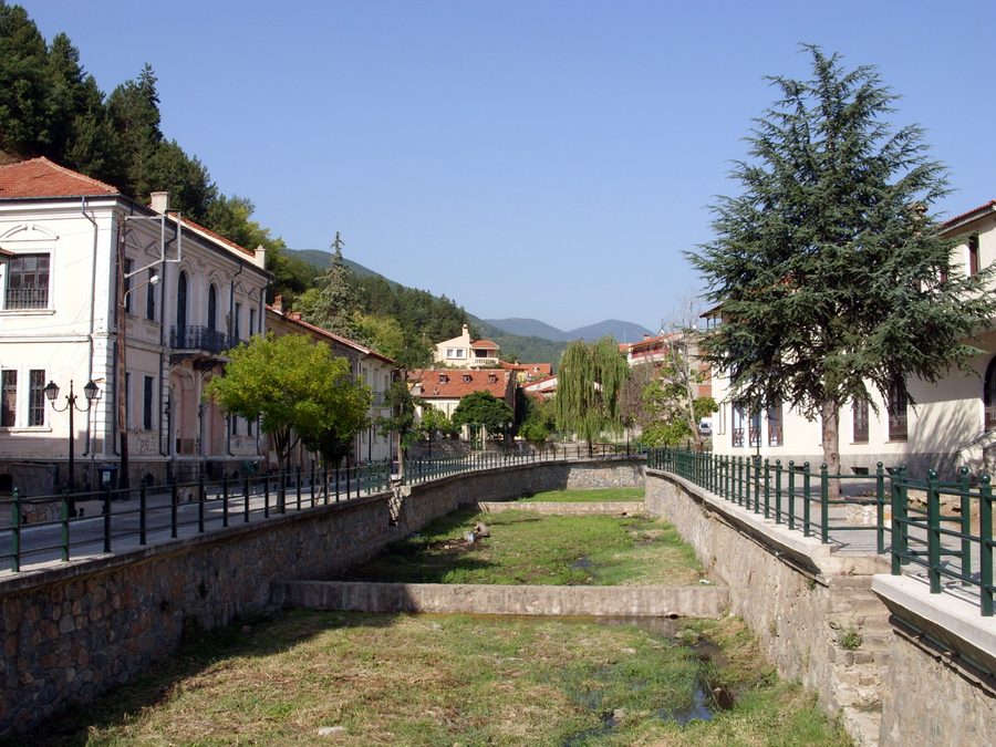 Sakoulevas in the city center of Florina, Greece
