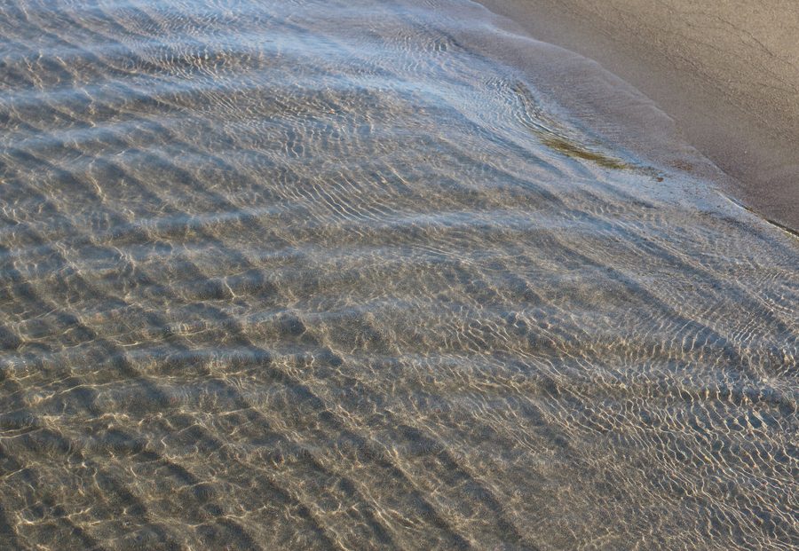 Waterway of the Dalyan River near İztuzu Beach in Turkey