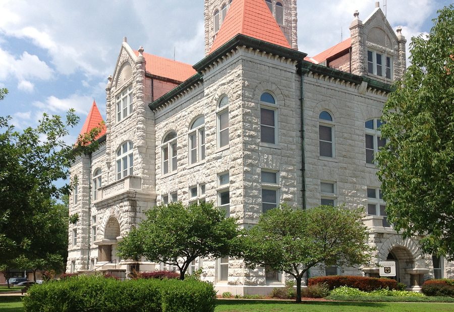 Vernon County Courthouse in Nevada, Missouri
