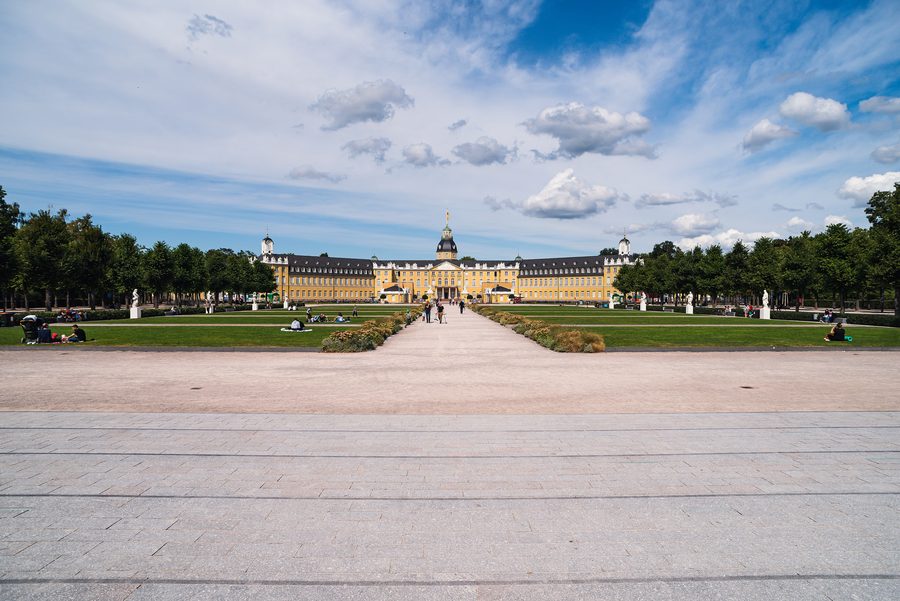 Exterior view of Karlsruhe Palace