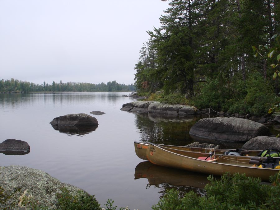 Autumn scene in the Boundary Waters Canoe Area Wilderness in Minnesota.