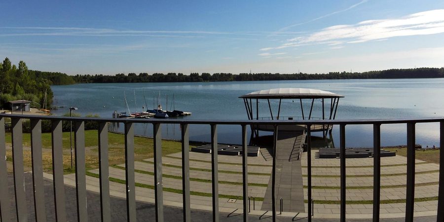 View of Blausteinsee near Eschweiler