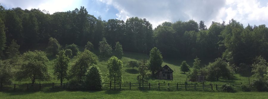 Landscape near Weißbach in Uhlstädt-Kirchhasel, Thuringia